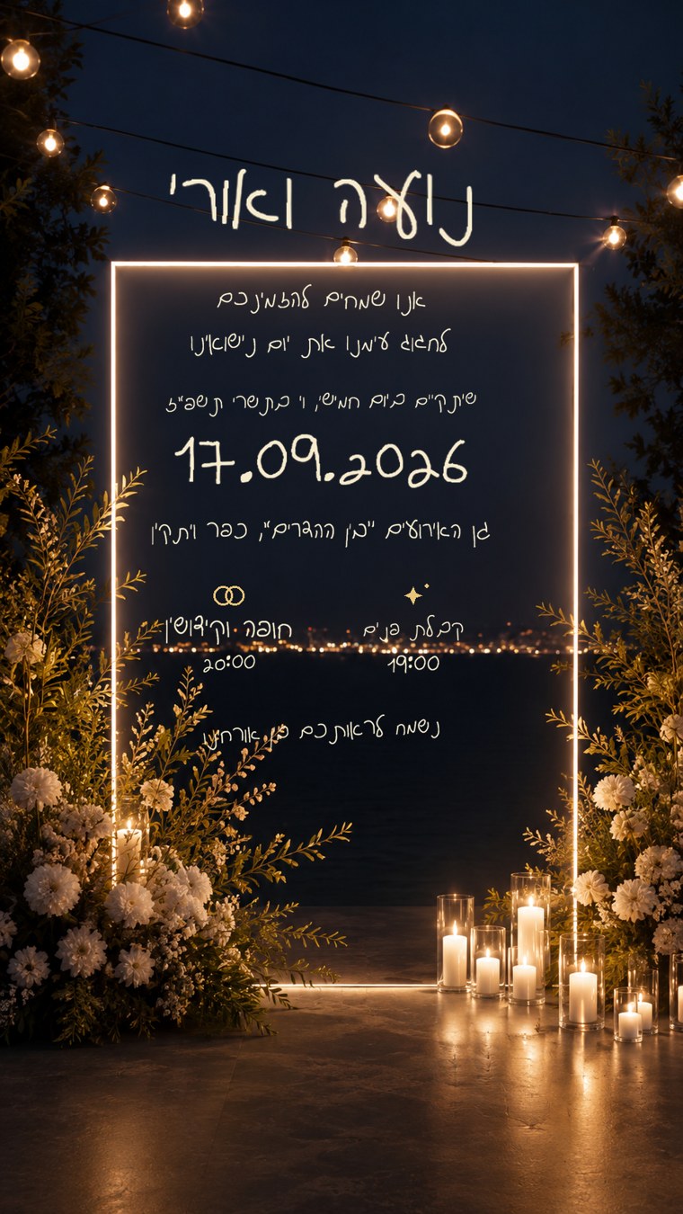 נוצר באתר · כתב יד אמיתי